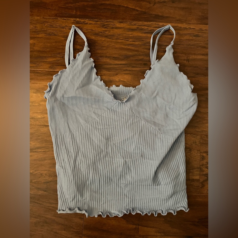 Light blue cropped cami